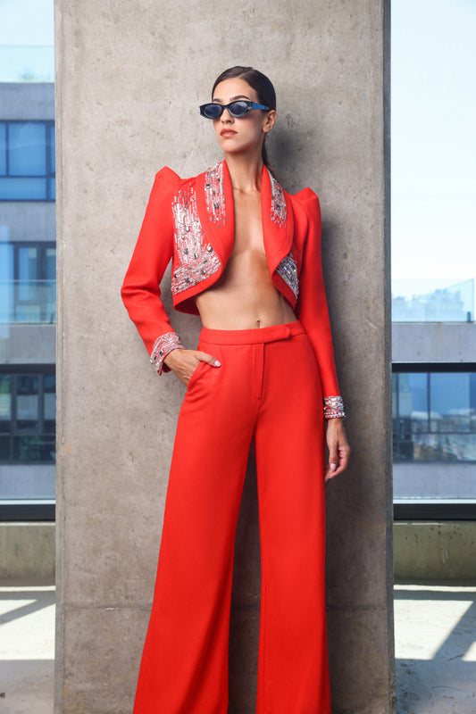 Suit In Red